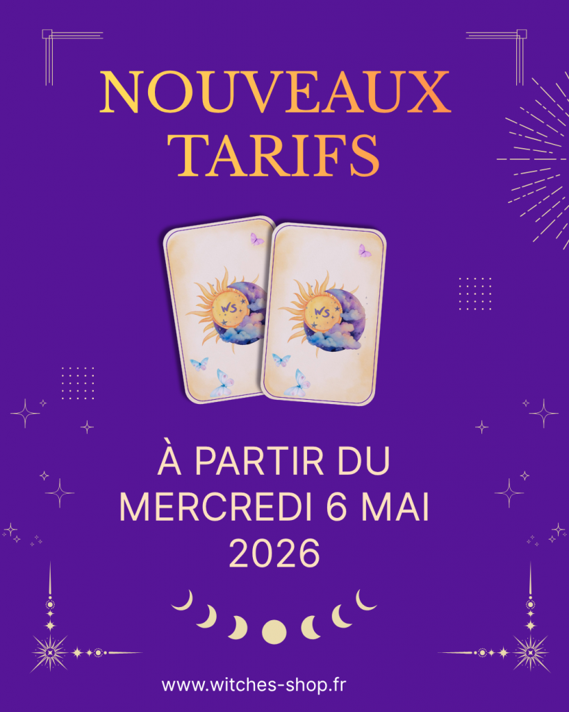 Nouveaux tarifs des consultations de voyance Witches Shop à Bagnères-de-Bigorre dès le 6 mai 2026